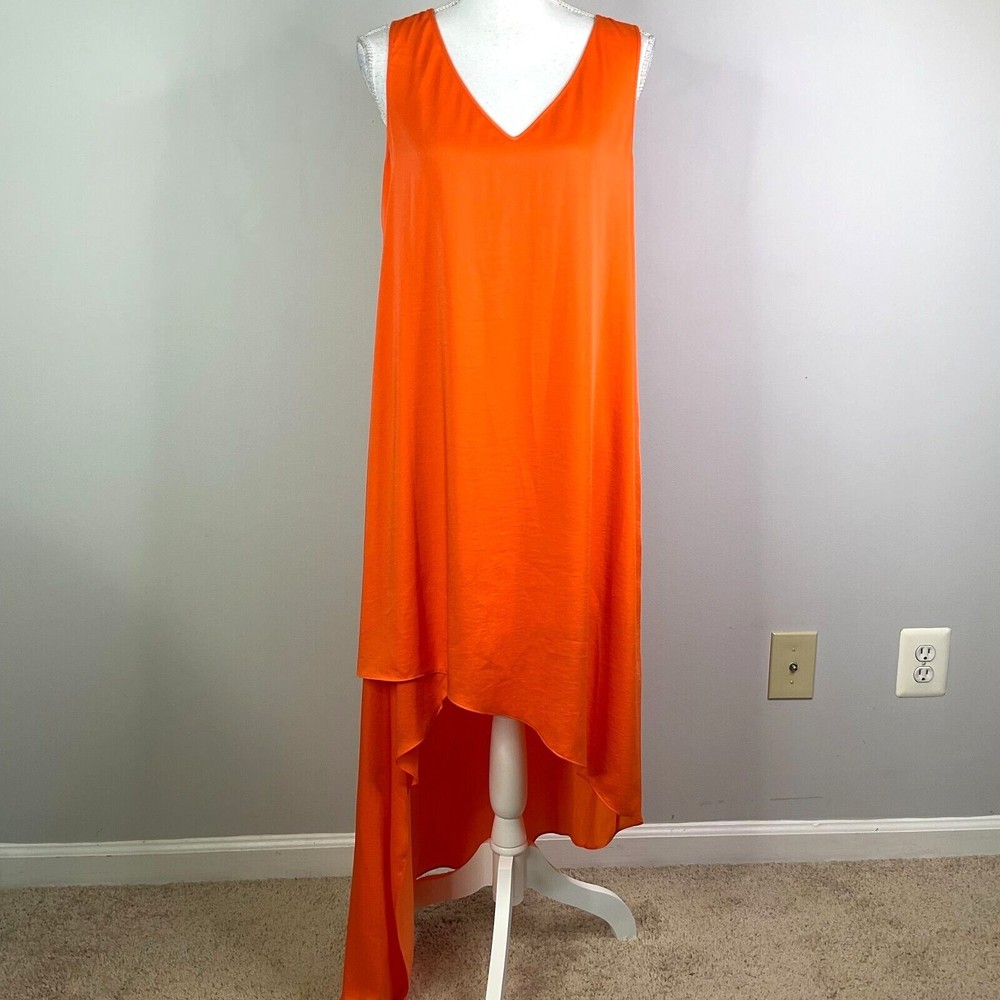 BCBGMaxAzria Orange Maxi Dress